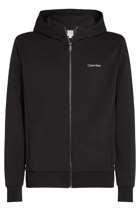 MICRO LOGO REPREVE HOODIE JACKET CK BLACK 4