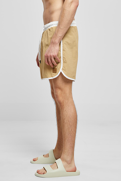 RETRO SWIMSHORTS WHITE/UNIONBEIGE 6