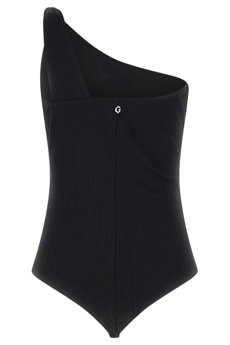 ONE SHOULDER ELENA B JET BLACK A996 2