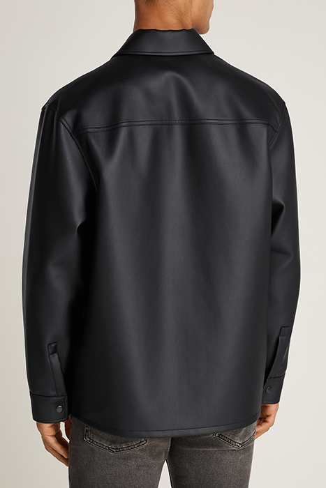 FAUX LEATHER SHIRT CK BLACK 2