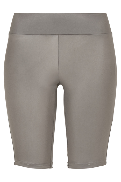 LADIES SYNTHETIC LEATHER CYCLE SHORTS ASPHALT 4