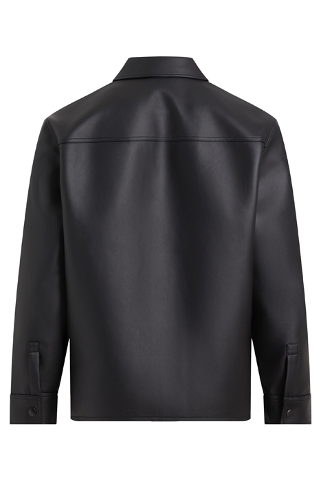 FAUX LEATHER SHIRT CK BLACK 5