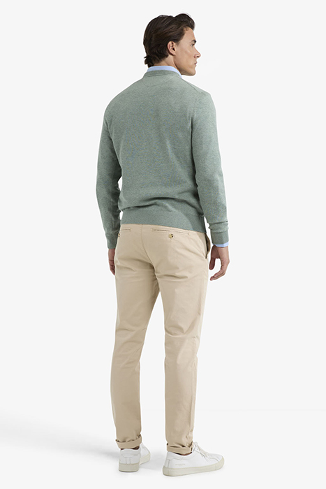 V-NECK SWEATER ICE GREEN 3