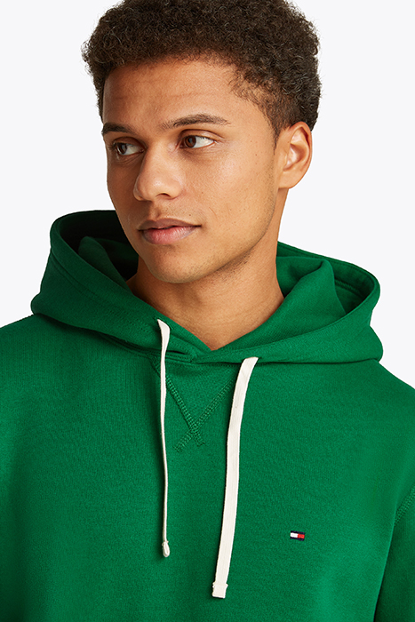 ESS SEASONAL FLEECE REGULAR FIT HOODIE, GREEN 6