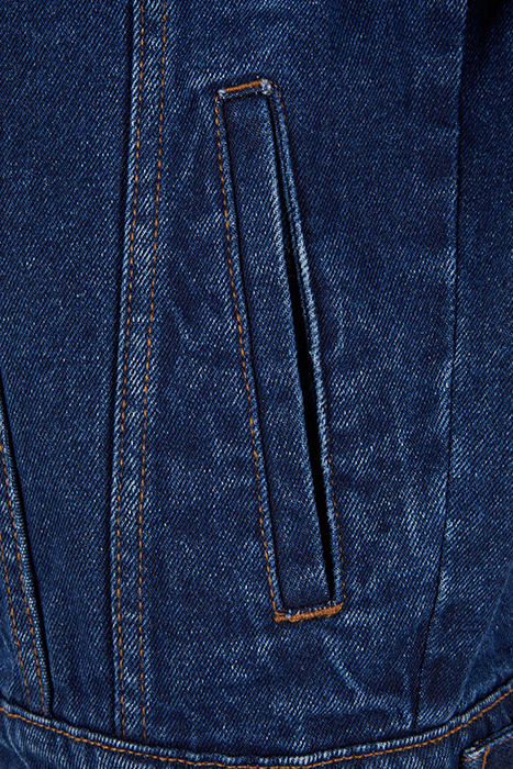 LADIES OVERSIZED 90‘S DENIM JACKET MID INDIGO WASHED 10