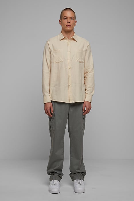 FLANELL SHIRT SAND/SAND 3