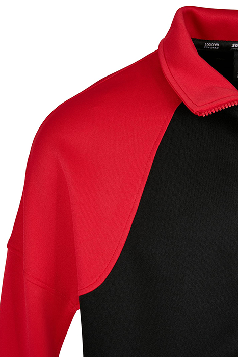 STARTER LASER TRACK JACKET BLACK/CITYRED/WHITE 10