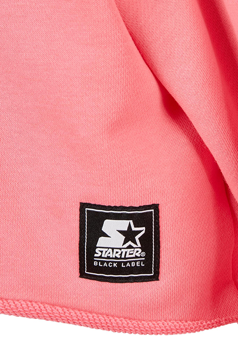 LADIES STARTER CROPPED HOODY PINKGRAPEFRUIT 9