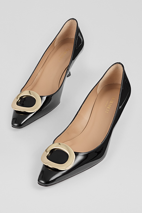 UMA POINTED PUMP BLACK 3