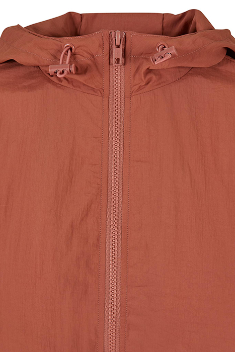 LADIES SHORT 3-TONE CRINKLE JACKET TERRACOTTA/WHITESAND/DUSK 9