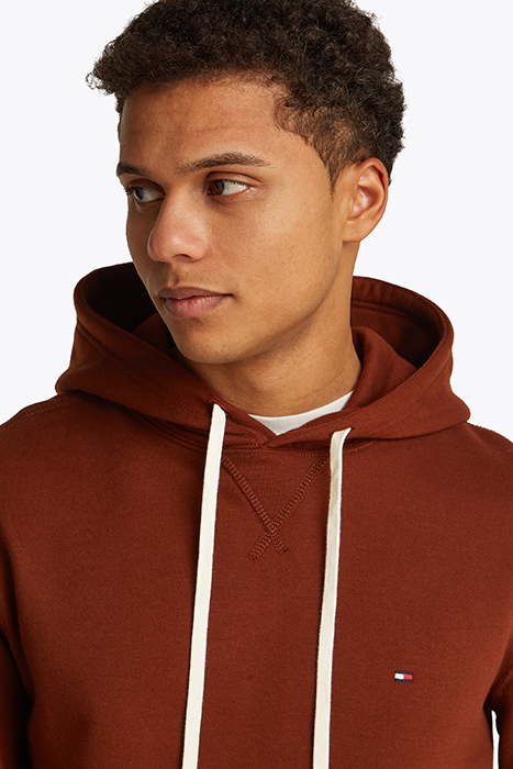 SEASONAL FLEECE HOODY NORMAL FIT RICH MOCHA 6