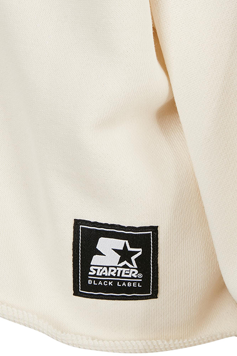 LADIES STARTER CROPPED HOODY PALEWHITE 9