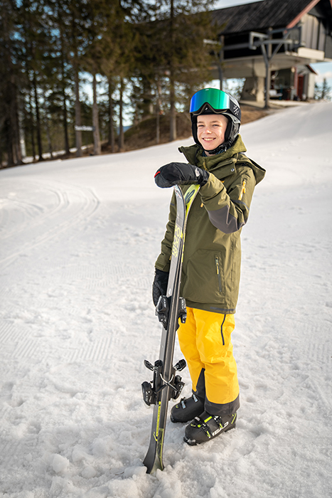 KNYKEN INSULATED YOUTH JACKET DARK OLIVE GREEN 2