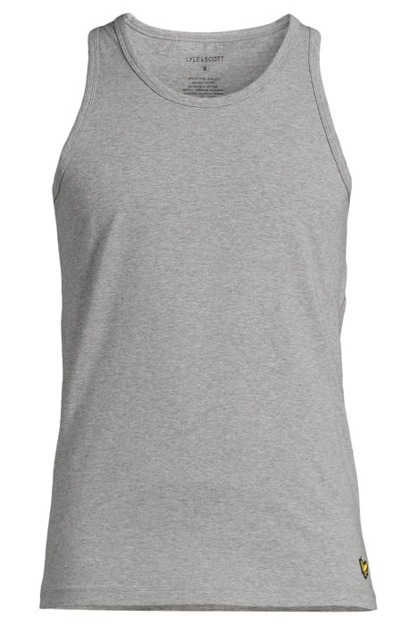 AARON 3 PACK VEST JET BLACK/ MID GREY MARL/ WHITE 5