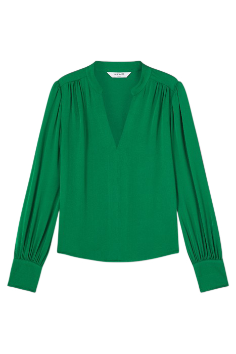 SELINA CREPE BLOUS GREEN 3