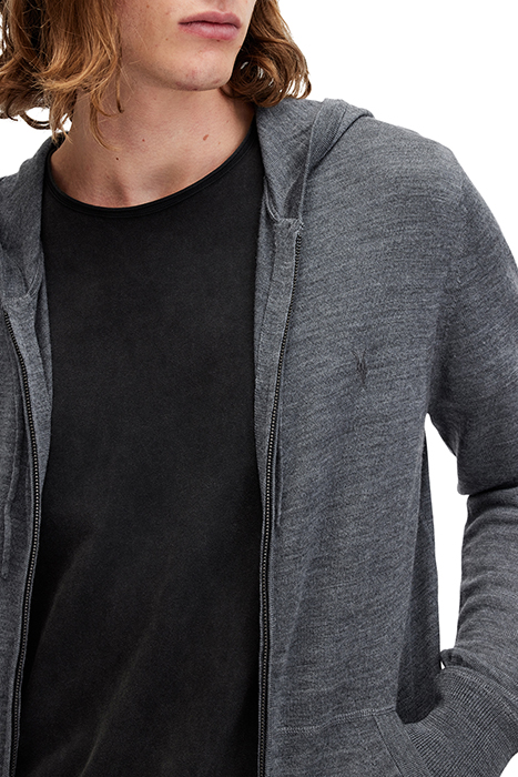 MODE MERINO ZIP HOOD SMITH BLUE 6