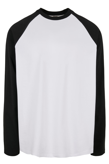 ORGANIC OVERSIZED RAGLAN LONGSLEEVE WHITE/BLACK 4