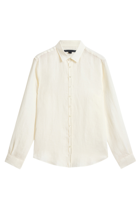 BUCKS MULTI BUTTON SLIM FIT SHIRT WHITE 2