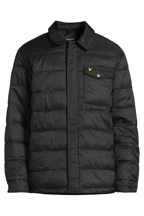 WADDED COLLARED JACKET JET BLACK 3