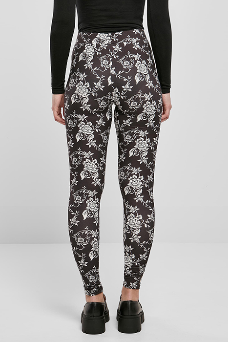 LADIES SOFT AOP LEGGINGS BLACKROSE 2