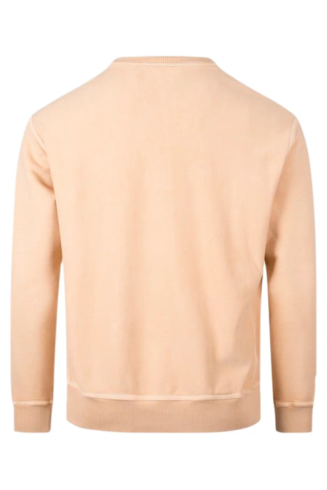 MINERAL OUTLINER CREWNECK SWEATSHIRT PEACH 2