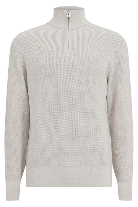 ASPEN ZIP FUNNEL PALE GREY MARL 4