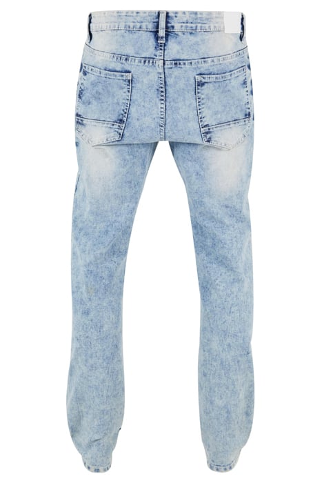 STRETCH SIGNATURE DENIM LT. SAND SPLATTER 2