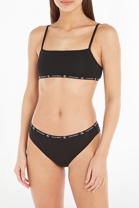 UNLINED BRALETTE 2PK BLACK/TIGER PRINT 2