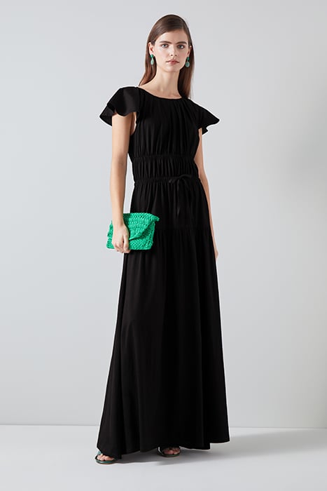 CARLA MIDI MAXI DRESS BLACK 3