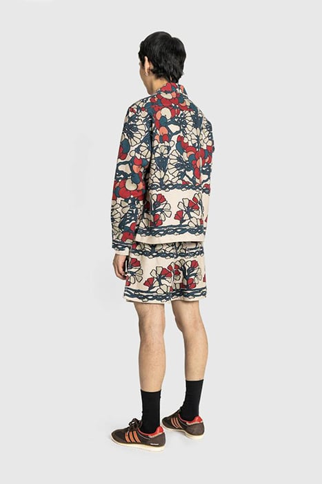 BODE – GARDEN LATTICE LONG-SLEEVE SHIRT ECRU/MULTI 3