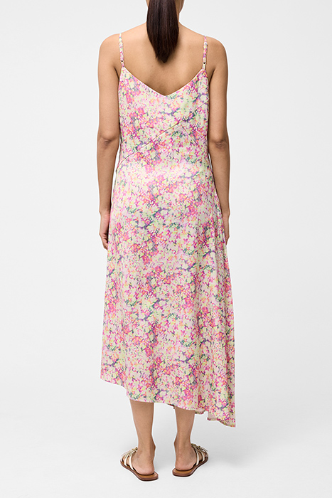 DONNA ASYMMETRIC DRESS SZ18 STRAWBERRY SHAK 2