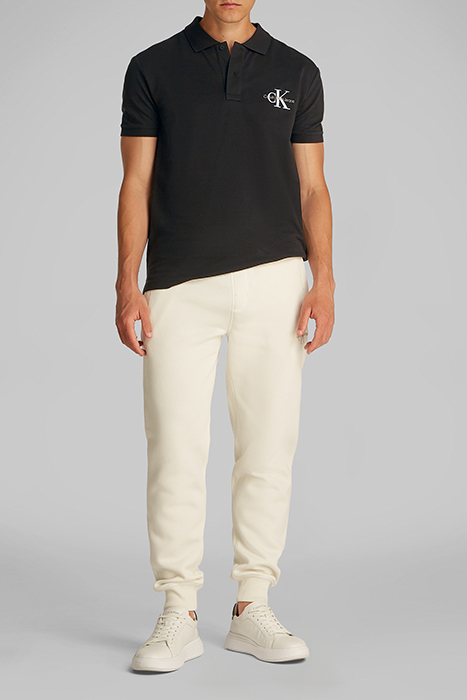 MONOLOGO POLO STANDARD FIT POLO SHIRT, BLACK 2