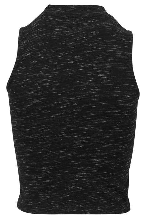 LADIES SPACE DYE TOP BLK/WHT 4