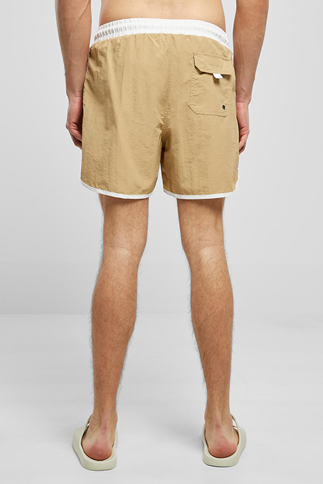 RETRO SWIMSHORTS WHITE/UNIONBEIGE 2