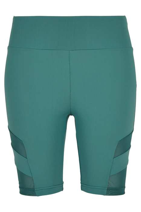 LADIES HIGH WAIST TECH MESH CYCLE SHORTS PALELEAF 4