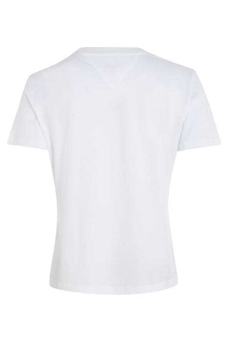 TOMMY HILFIGER TJW REGULAR FIT CREWNECK T-SHIRT, WHITE 4