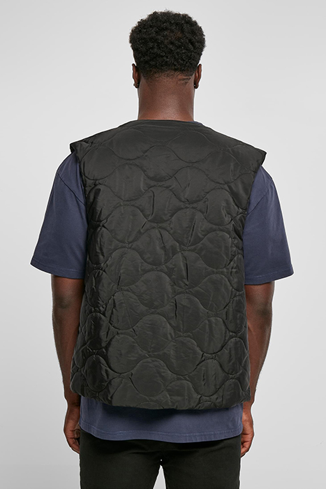 ZIPPED GILET BLACK 2