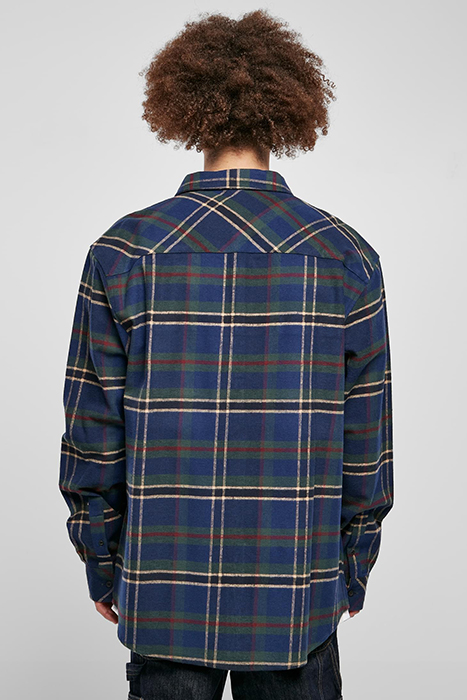 CHECKED MOUNTAIN SHIRT DARKBLUE/BOTTLEGREEN 2
