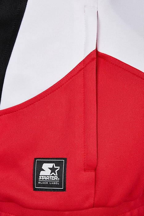 STARTER LASER TRACK JACKET BLACK/CITYRED/WHITE 9