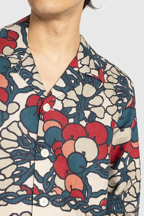 BODE – GARDEN LATTICE LONG-SLEEVE SHIRT ECRU/MULTI 4