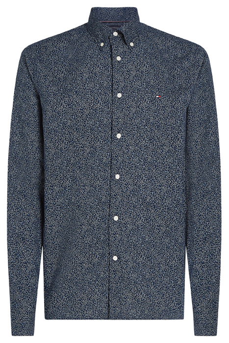 FLEX POPLIN FLORAL SHIRT REG FIT IVORY/NIGHT SKY 4