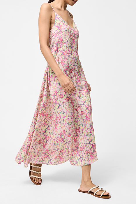 DONNA ASYMMETRIC DRESS SZ18 STRAWBERRY SHAK 3