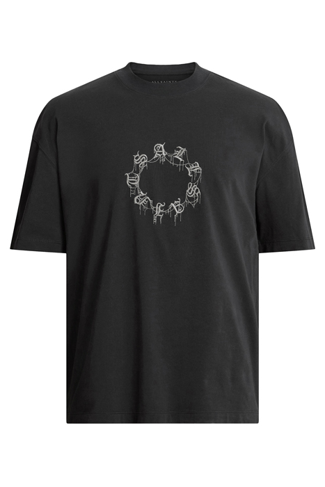 CRYPTIERRA SS CREW WASHED BLACK 4