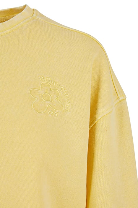 LADIES CROPPED FLOWER EMBROIDERY TERRY CREWNECK VINTAGESUN 9