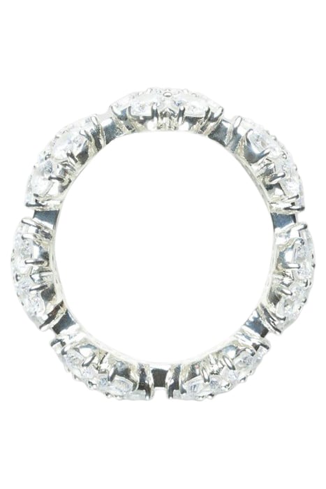 HATTON LABS – DAISY ETERNITY RING SILVER 3