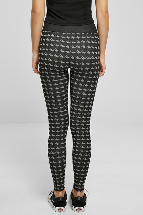 LADIES SEAMLESS HERITAGE LEGGINGS BLACKHOUNDSTOOTH 2