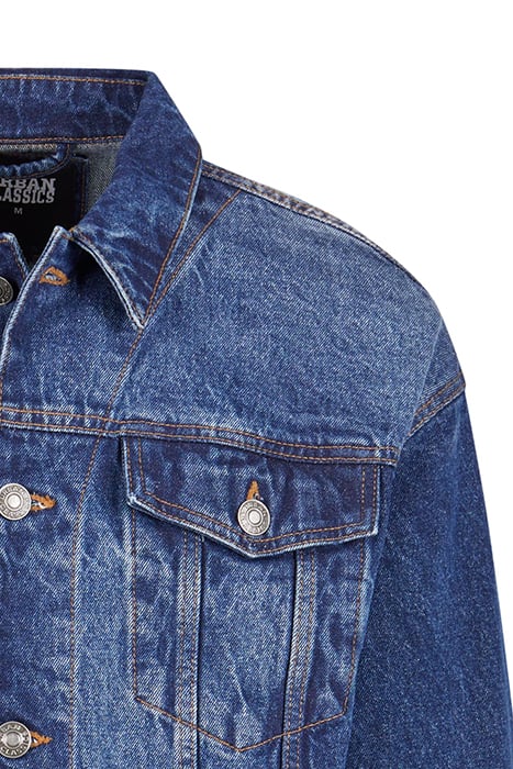 HEAVY OUNCE BOXY DENIM JACKET NEW MID BLUE WASHED 9