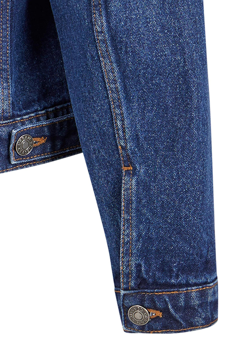 HEAVY OUNCE BOXY DENIM JACKET NEW MID BLUE WASHED 10