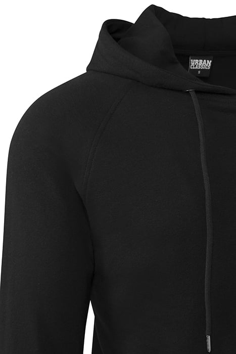 LONG SHAPED TERRY HOODY BLACK 9