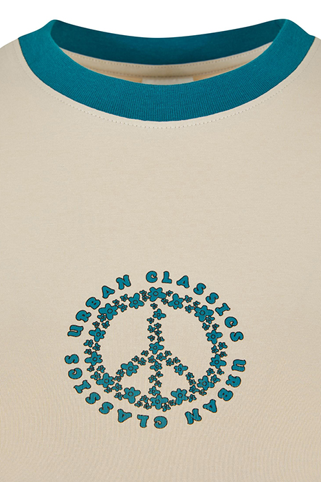 LADIES STRETCH JERSEY CROPPED TEE SOFTSEAGRASS/WATERGREEN 9